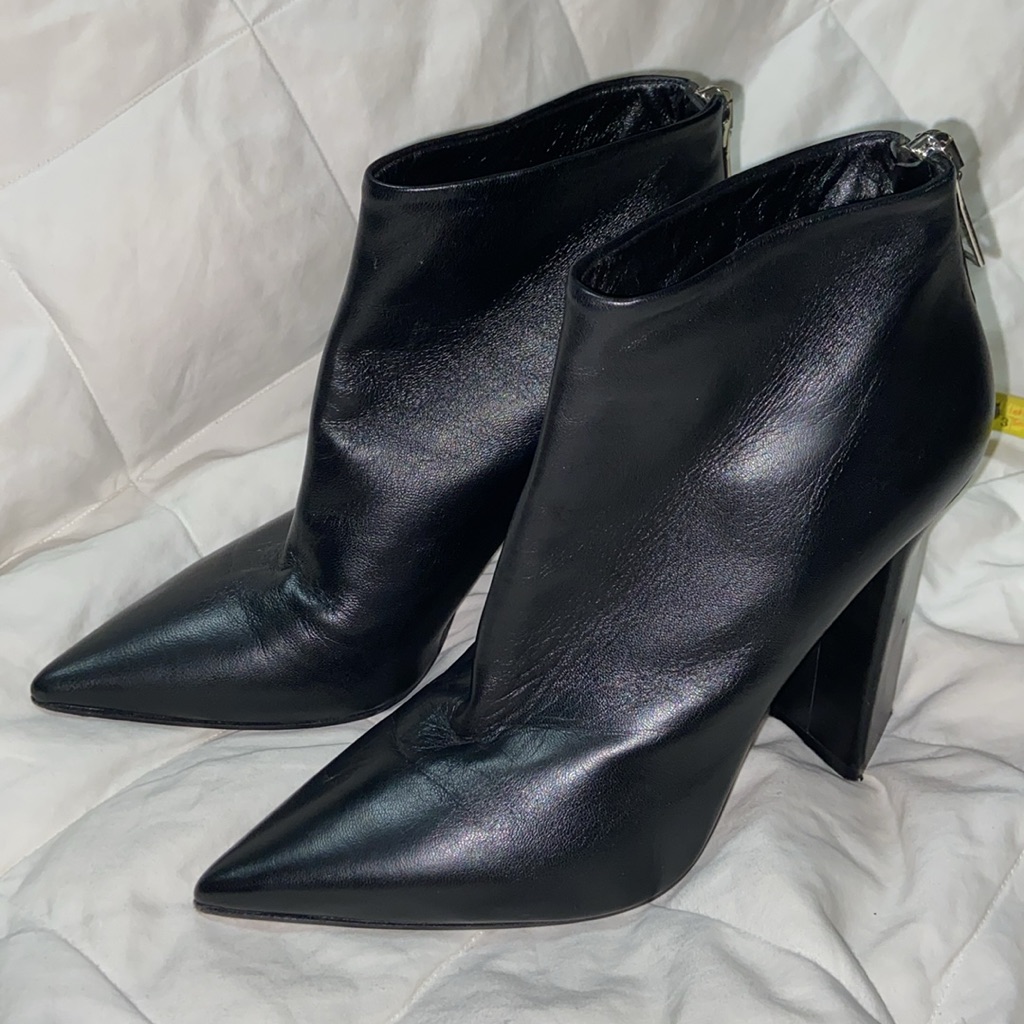 Like New Tamara Mellon “Moto” Black Ankle Bootie — image 5 of 8